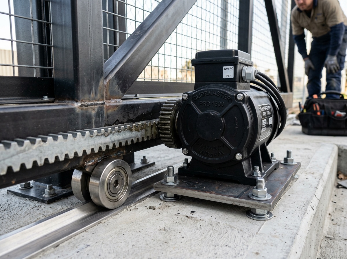 Gate mechanism detail