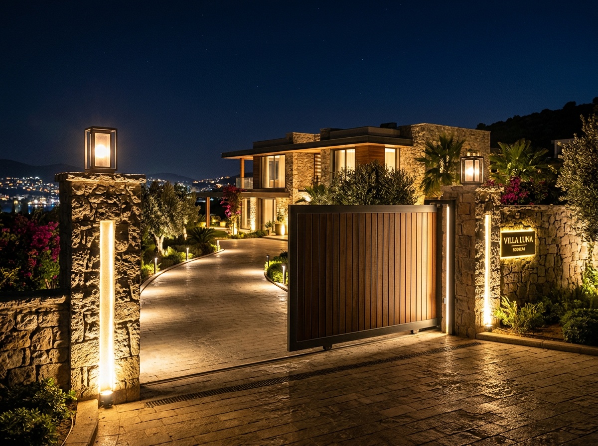 Premium Black Automated Gate